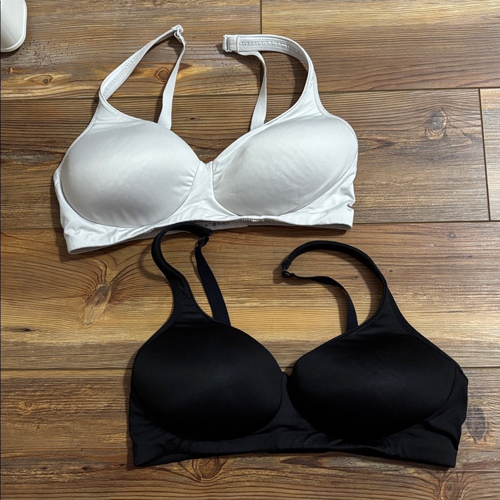Jockey Black and Cream Bras